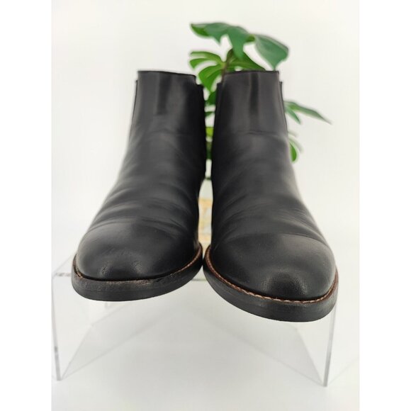 Thursday Boot Company Woman's Dreamer Chelsea Black Leather Boot Size 9 US - Picture 2 of 8